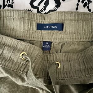 Nautica Khaki Drawstring Shorts New